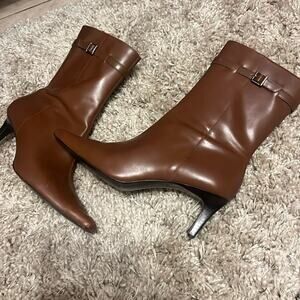 RALPH Lauren Brown Ankle Boots Size 8
